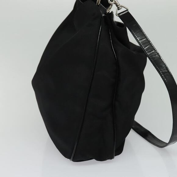 GUCCI Bamboo Hand Bag Nylon Black 001 2128 001 2128 - Picture 4 of 16